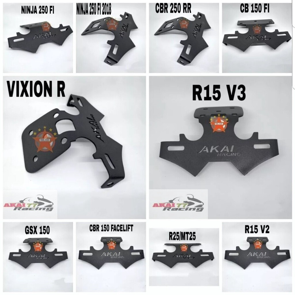 Bisa Cod - Tail tidy Dudukan Plat Nomor Spakbor Belakang Motor Model Batman Ninja Cbr 150 Cb 150 Gsx