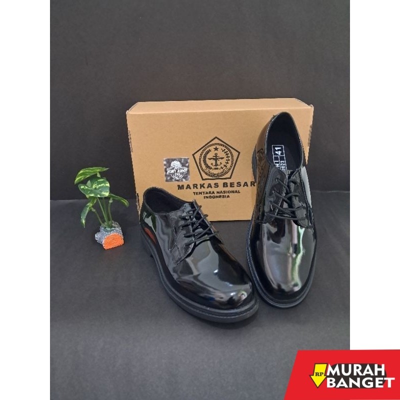 Sepatu pdh- Sepatu PDH Jatah MABES TNI Original Sepatu PDH TNI POLRI