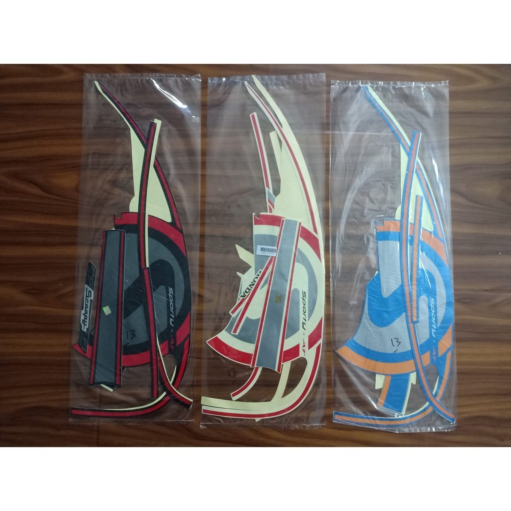 Sticker striping Honda Scoopy sporty 2013 2014