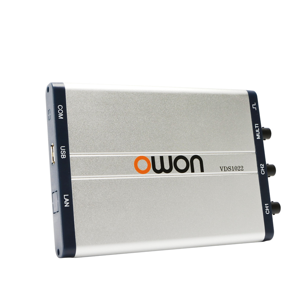 OWON osiloskop Virtual VDS1022I VDS1022, Penyimpanan osiloskop Digital Bandwidth 25Mhz 100Msa/S osil