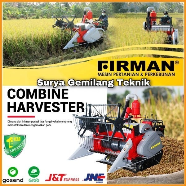 PROMO SALE RAMADHAN Mesin Panen Padi Combine harvester Firman FCH1207 Alat Panen Padi