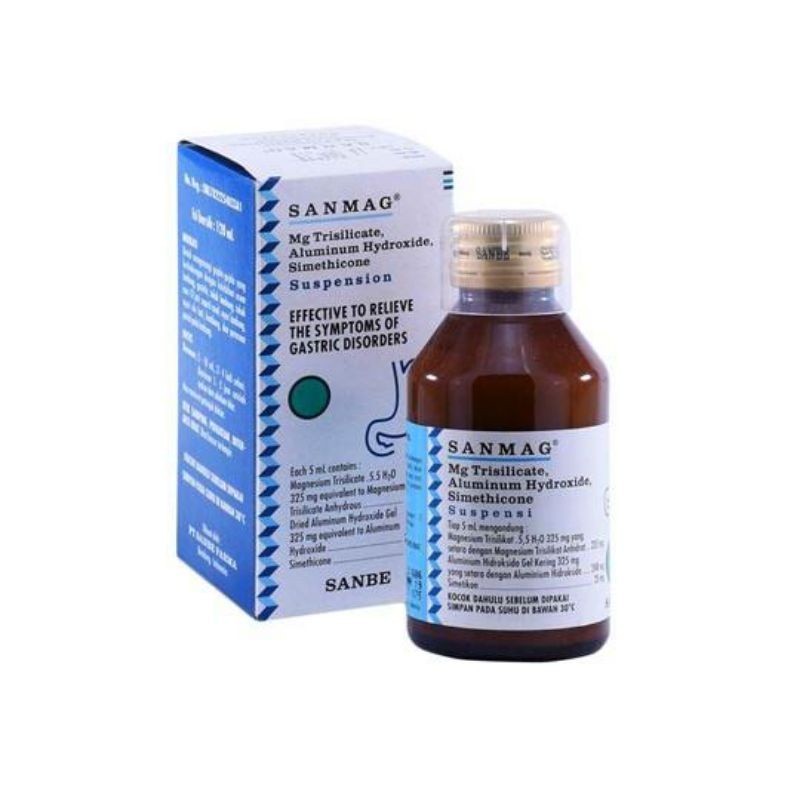Sanmag Syrup 120 Ml Asli Original / Sanmag Obat Asam Lambung Murah AMAmart_Murah