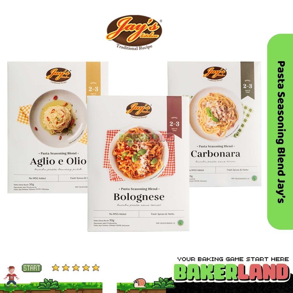 

Jays Pasta Seasoning Blend / Bumbu Pasta Spaghetti / Bumbu Spaghetti / Bumbu Instan / Aglio Olio Pasta / Carbonara Pasta / Saos Bolognese / Saus Spaghetti / Bolognese Sauce / Saos Spageti Bolognese