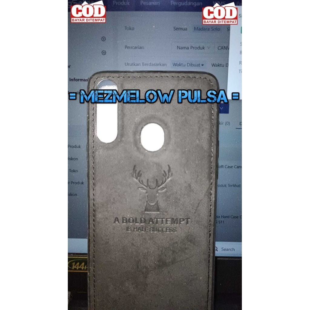 Case Cloth Jeans / Casing Softcase Soft Case Jeans Canvas Deer Case Caseng SAMSUNG A20S - Gambar 3