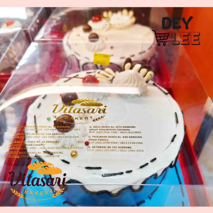 

VITASARI Cake Cartoon Bulat 15cm Kue Ulang Tahun Birthday Tart Bandung