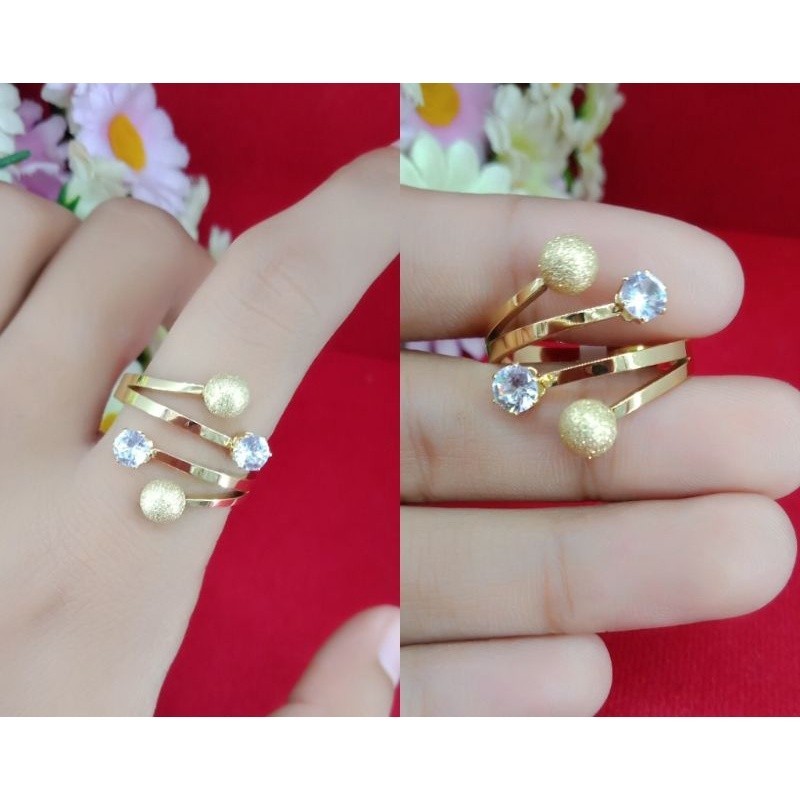 Cincin emas muda kadar 50% cincin emas kadar rendah emas muda anti karat ada surat dari toko