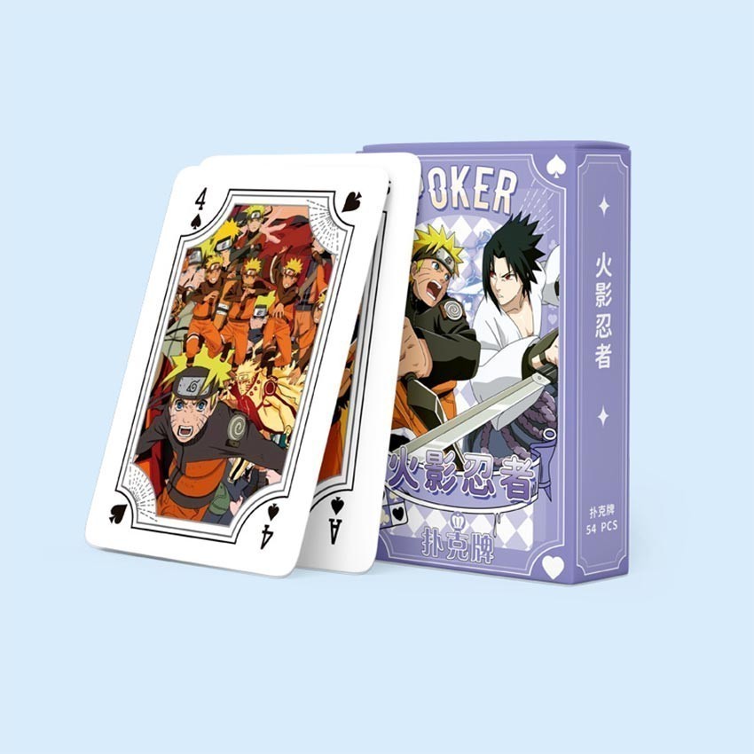Kartu Anime Poker Remi Naruto Kartu Poker Remi Anime Poker Naruto Playing Cards -