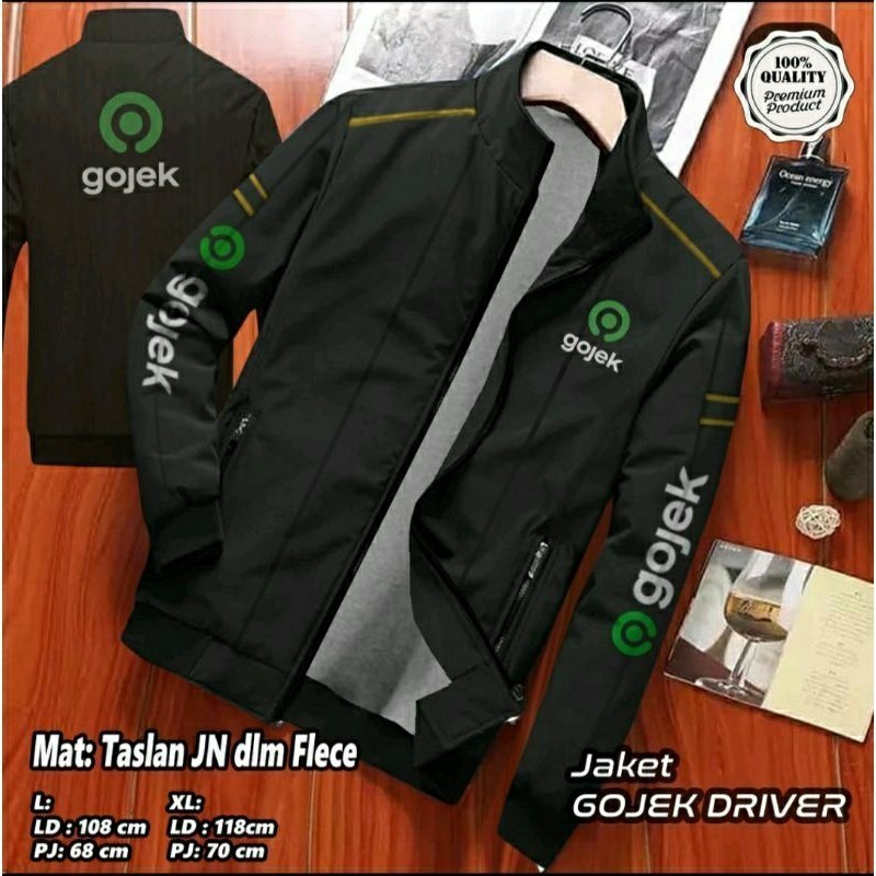 JAKET WINTER RUBBY / WINTER RUBBY GOJEK / JAKET GOJEK / GOJEK / JAKET GOFOOD / JAKET OJEK ONLINE / J