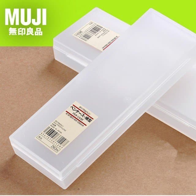 

Muji - PP Pencil / Pen Case 2 compartments - Kotak / Tempat Pensil