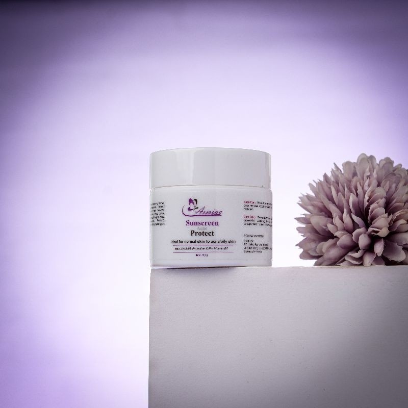 Armina - Krim Pagi Sunscreen Bronze Putih Tanpa Foundation