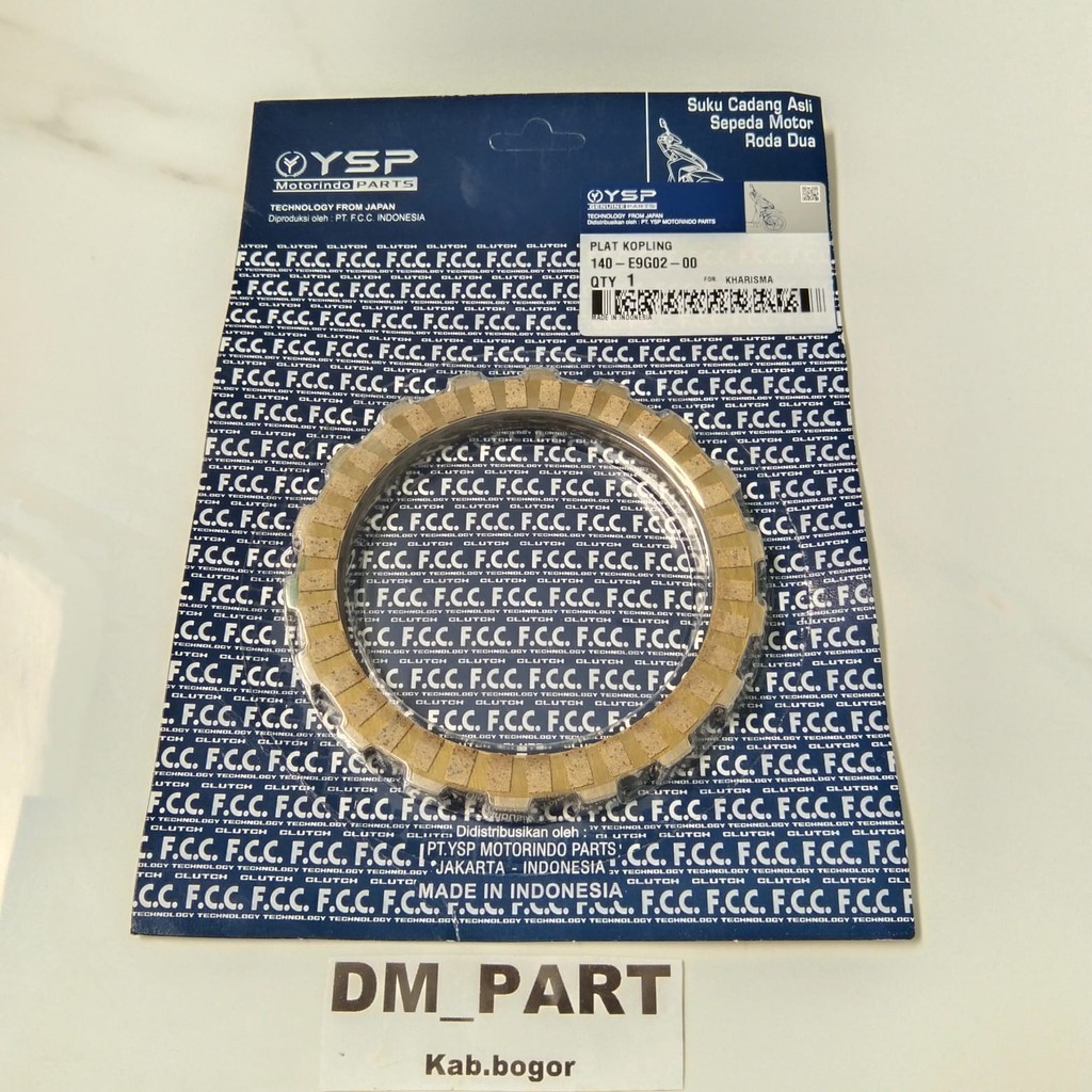 KANPAS Kampas Kopling Karisma SUPRA X 125 KIRANA KPH YSP FCC