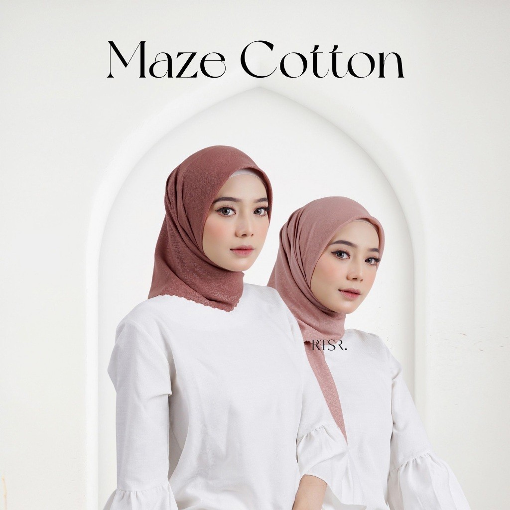 RTSR Maze Cotton hijab emboss