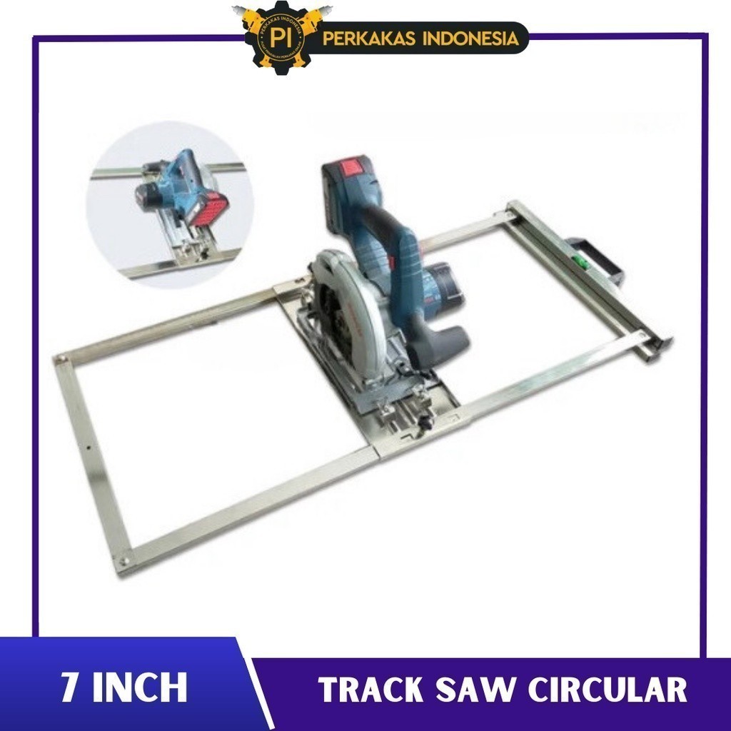 Frame Multi Cutting Track Saw Jig Circular Saw Guide 7 Inch Multicutting Tracksaw Trek Dudukan Mesin