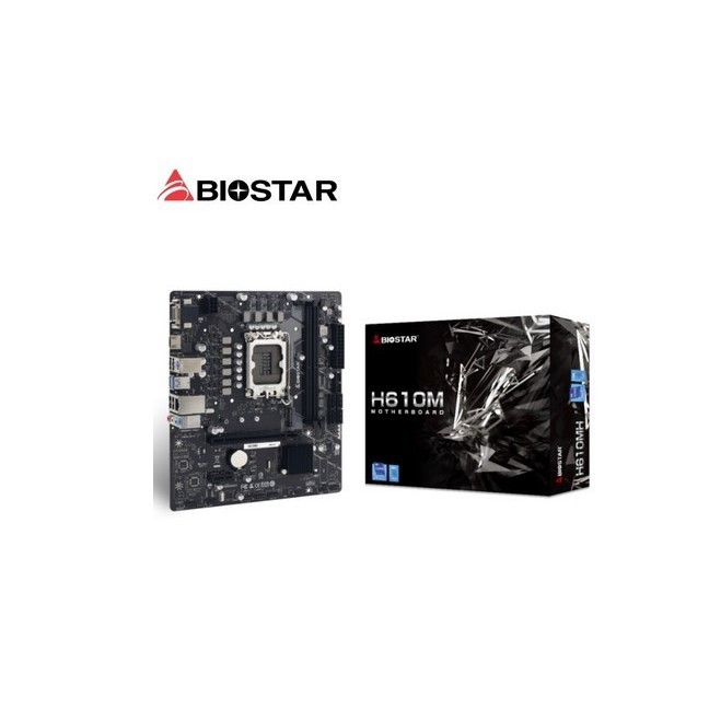 BIOSTAR H610MH | Intel H610 LGA 1700 DDR4 Micro ATX