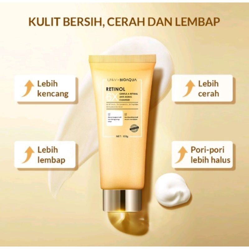 - BIOAQUA 6X Gentle-A Retinol Anti Aging Paket Skincare Set Retinol