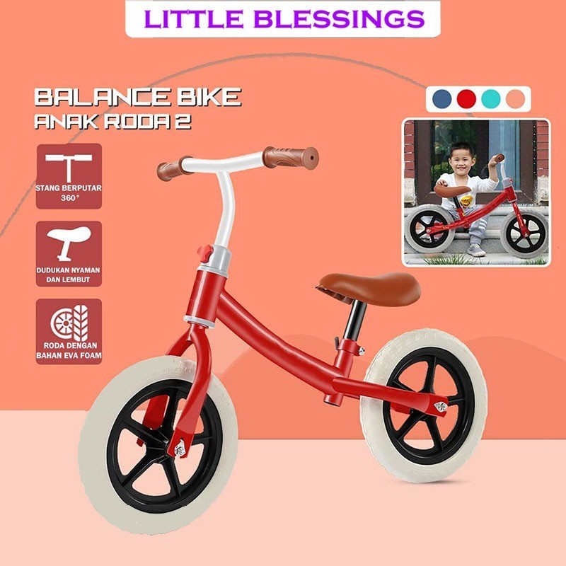UTG56 Sepeda Keseimbangan Anak 2-6Tahun Sepeda Push Bike Balance Anak Roda 2 Tanpa Pedal Mainan Anak