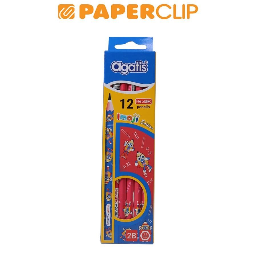 

PENSIL AGATIS NEOPEX GHN-2BW1-120 2B ISI 12 IMAJI EDITION - MASKOT