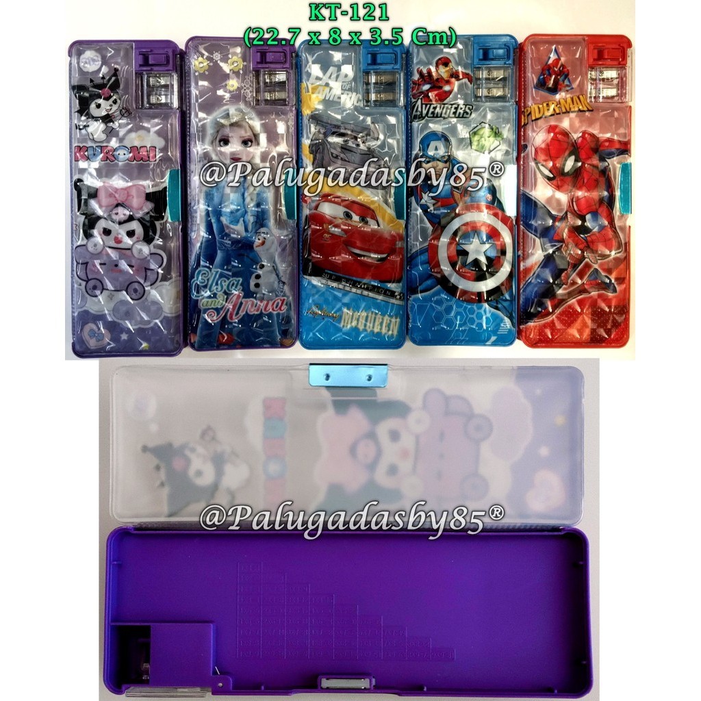 

(1 Biji) Kotak Pensil Magnet Hologram KT-121 22.7*8.5*3.5 cm / Pencil Case Magnet Hologram