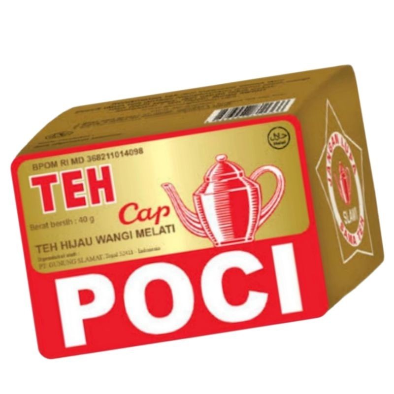 

Teh poci gold 40g harga grosir Teh hijau wangi melati cap poci 40g