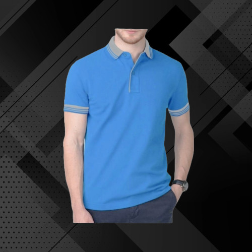 KAOS POLO SHIRT LENGAN PENDEK KERAH KOMBINASI BAJU PRIA WANITA POLOS WARNA HITAM PUTIH COKLAT KUNING