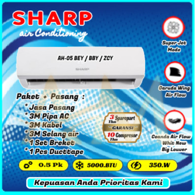 AC SHARP 1/2 PK (05BEY)