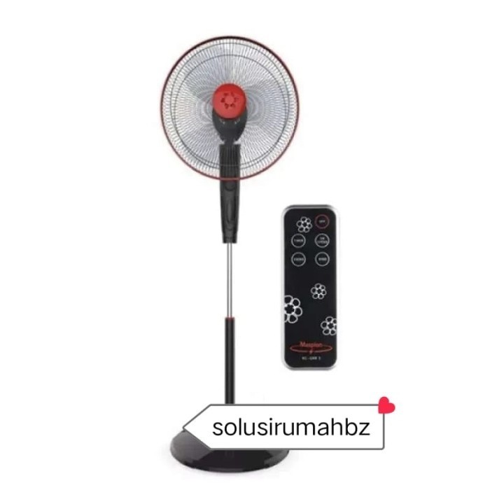 KIPAS ANGIN BERDIRI MASPION F 173 RC PAKAI REMOTE STAND FAN PREMIUM 16" 16 INCH F173 F-173 173RC