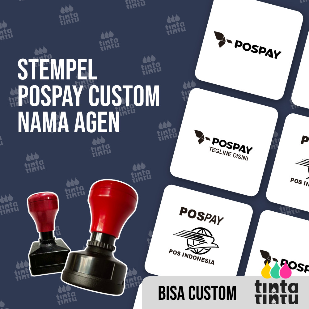 

Stempel Pospay Custom Nama Agen