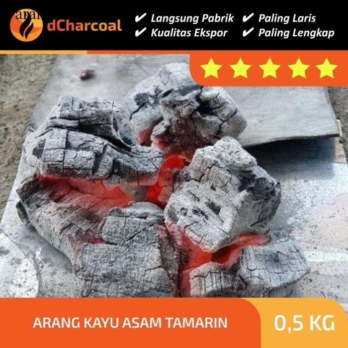 

Arang Kayu Asam Thamarind Wood Charcoal murah