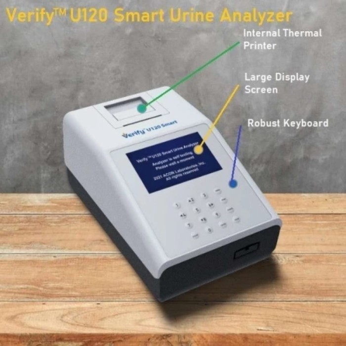 Urine Analyzer Verify U120 Alat Urinalysis