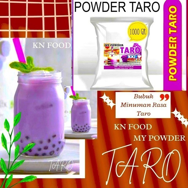 

Ready Powder Minuman Rasa Taro 1000 Gram - Bubuk Taro Talas - 1 Kg