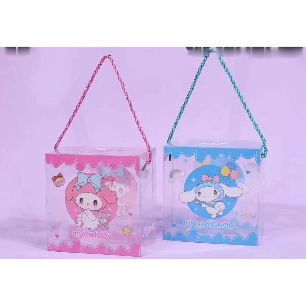 

BOX MIKA KOTAK MICA GOODIE BAG SOUVENIR HAMPERS PESTA ULANG TAHUN MOTIF SANRIO CINNAMOROLL MY MELODY KUROMI PIKACHU POKEMON