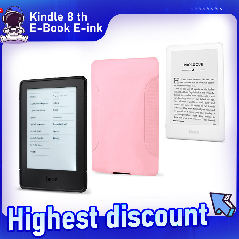 Kindle 8th E-Book Reader Registerable Account WIFI Connection Without Backlight 6 inch Ink Touch Scr