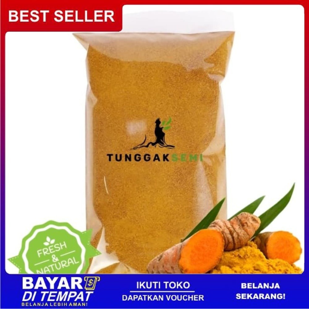 

OMH Terlaris Murah [ 1 kg ] temulawak bubuk / curcuma / java ginger murni