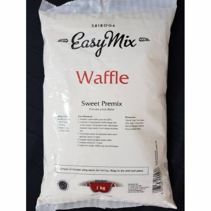 

Sale- Tepung Premix SRIBOGA EASYMIX WAFFLE 1kg