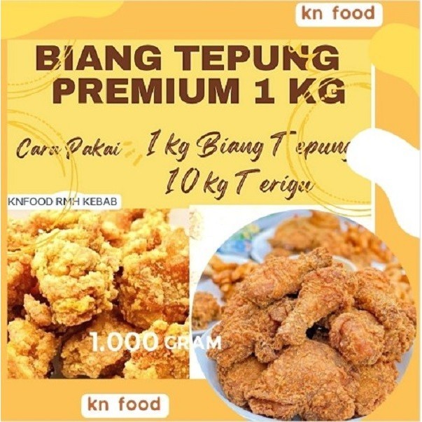 

[Terbaru] BIANG TEPUNG PREMIUM 1 KG - BIANG TEPUNG FRIED CHICKEN