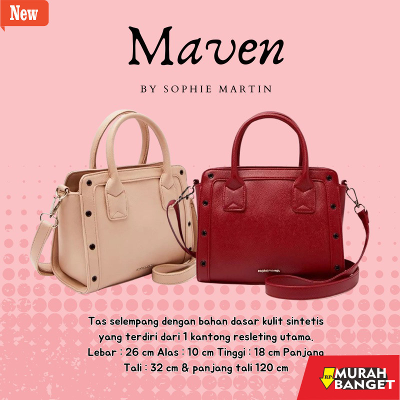 Selempang Wanita Kekinian SOPHIE MARTIN TAS WANITA MAVEN / TAS SLEMPANG SOPHIE MARTIN