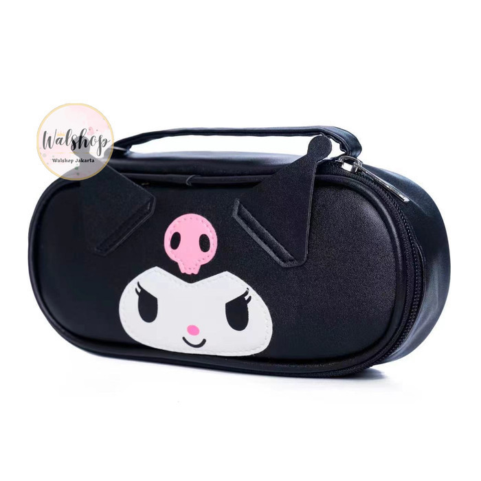 

TERLARIS! Tempat Pensil Premium Sanrio Cinnamoroll Melody Kuromi Oval - TP006 - Kuromi