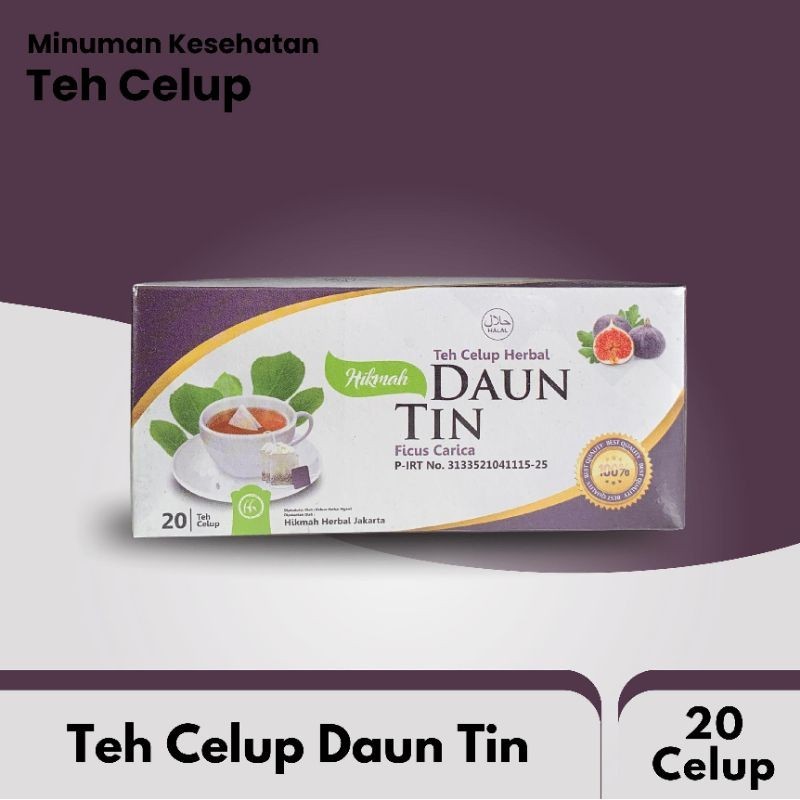 

Teh Clup Daun Tin Hikmah isi 20 kantong