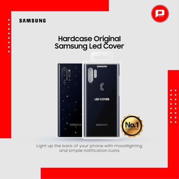 NEW Hardcase / Case Samsung Galaxy Note 10 Original LED Cover - Putih