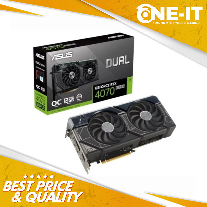 VGA ASUS Dual GeForce RTX 4070 SUPER OC 12GB GDDR6X 12G