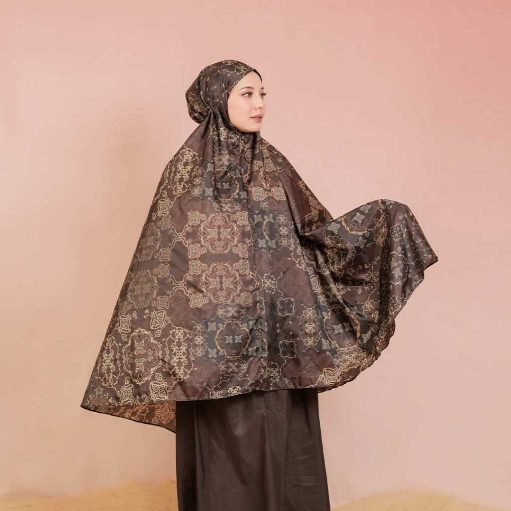 Mukena Traveling Mini Alif Modern Wear Motif Parasut Premium Korea Travel - Florya ( MKN-P09-006 )