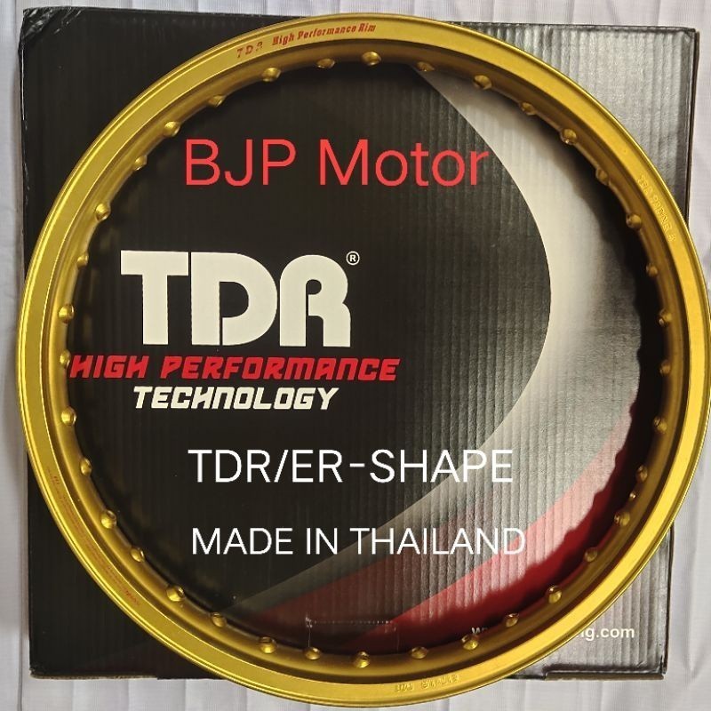 Velak TDR/ER-Shape Ring 17 (1.40/17 BLACK/GOLD) dan (1.60/17 GOLD)  36H MADE IN THAILAND (DI JUAL SA