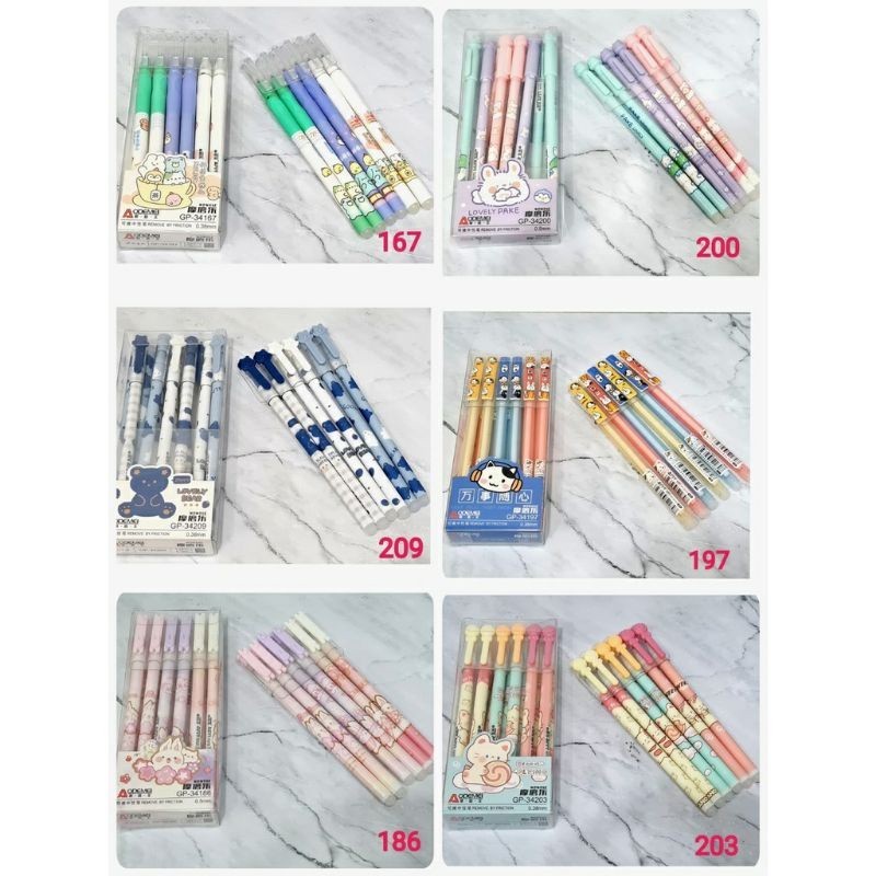 

[ HAPPY GUBUK ] Pen HAPUS Gel Fancy bisa HAPUS Harga Per Pcs