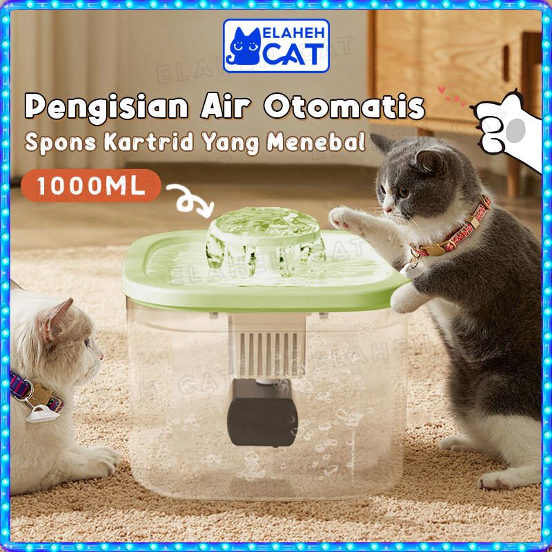 Tempat Minum Kucing Anti Tumpah Dispenser Kucing Otomatis Anti Semut