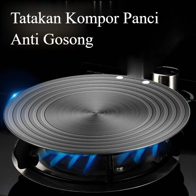 Tatakan Kompor Anti Gosong/ Plat Konduksi Panas Kompor/Tatakan Alas Panci 24 CM /Alas Panci Kompor