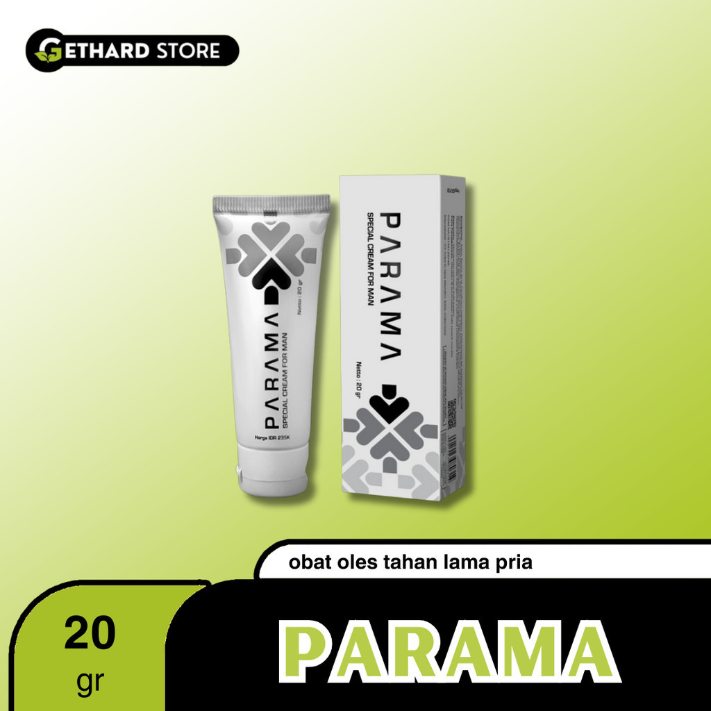 PARAMA Obat Kuat Oles Herbal Krim Tahan Lama Pria Asli Original BPOM