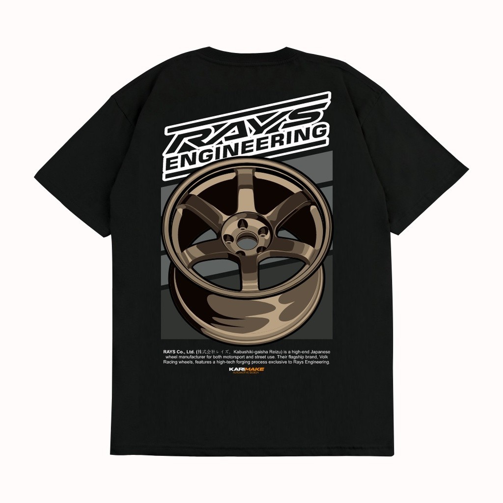 FestKaos KRMK Kaos T Shirt Velg RAYS TE37 TE 37 AUTOMOTIVE Kaos Otomotif