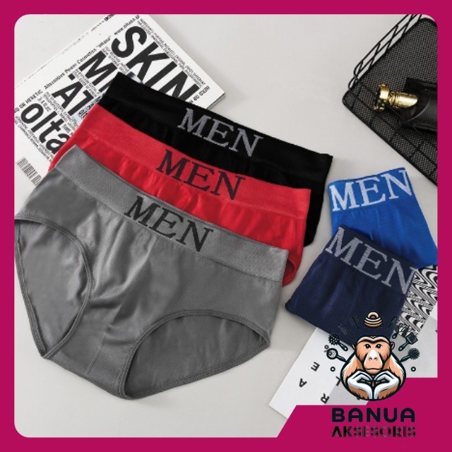 BANUA ACC | CELANA BOXER PRIA KOLOR PENDEK POLOS COWOK UNDERWEAR CAWAT MAN DALEMAN SEMPAK IMPORT MUR