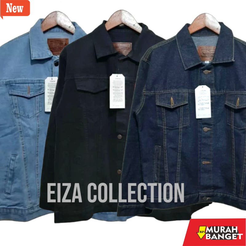 jaket bomber pria original jaket denim pria dan wanita tebal oversize