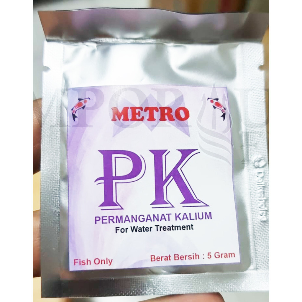 METRO PK 5 gram - obat ikan serbuk pk ikan - obat pk ikan